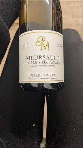 Borgogna Meursault Pierre Morey Clos le Meix Tavaux 2019