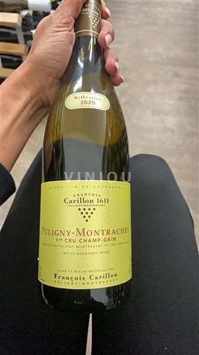 Bourgogne Puligny-montrachet Premier Cru François Carillon 1er Cru Champ Gain 2020