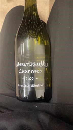 Borgoña Meursault Premier Cru François Mikulski Charmes 2022