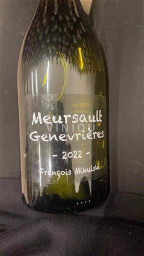 Borgoña Meursault Premier Cru François Mikulski 2022