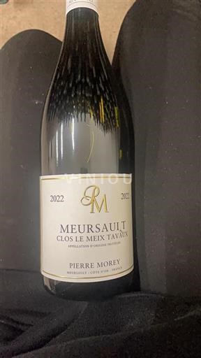 Bourgogne Meursault Pierre Morey Clos Le Meix Tavaux 2022