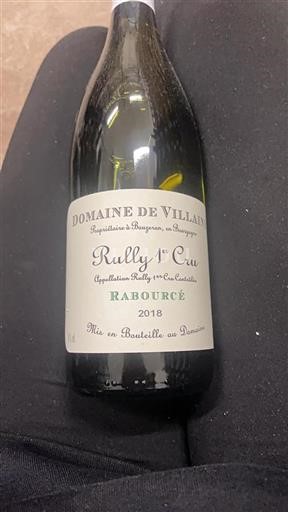 Bourgogne Ikke specificeret Premier Cru Domaine Villaine Rabourcé 2018