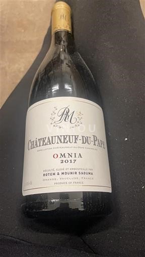 Rhônen laakso Châteauneuf-du-Pape Rotem & Mounir Saouma Omnia 2017