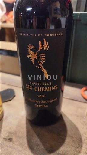 Bordeaux Nespecifikováno Tutiac Origines Six Chemins 2019