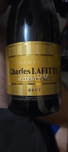 Vin Effervescent Rouge brut Premier Cru Charles Lafitte Non millésimé France Champagne AOC Premier Cru