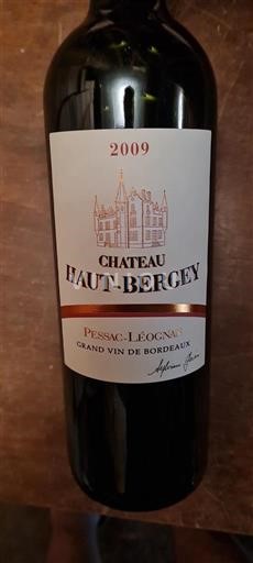 Bordeaux Pessac-Léognan Château Haut-Bergey 2009