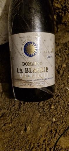 Vallée du Rhône Pierrevert Domaine La Blaque Réserve 2012