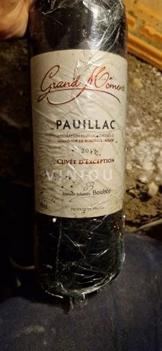 Bordeaux Pauillac Maison Johanès Boubée Grand Moment d'Exception 2019