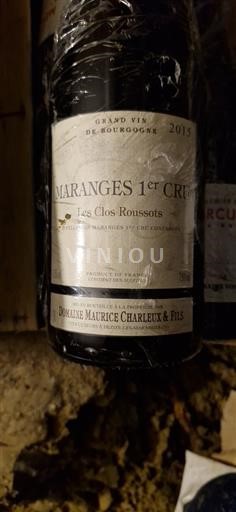 Bourgogne Ospecificerad Premier Cru Domaine Maurice Charleux & Fils Les Clos Roussots 2015