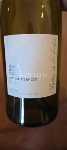 Sydvestfrankrig Gaillac Château Rhodes 2023