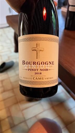 Bourgogne Domaine Camu Frères Pinot Noir 2018