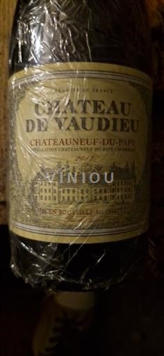 Vallée du Rhône Châteauneuf-du-pape Château Vaudieu 2017