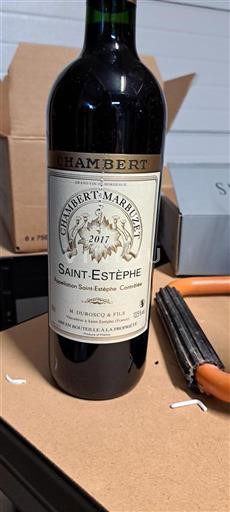 Bordeaux Saint-Estèphe Chambert-Marbuzet 2017