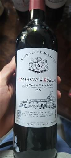 Bordeaux Graves-de-vayres Domaine Bordes 2024