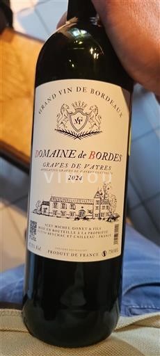 Bordeaux Graves-de-vayres Domaine Bordes 2024