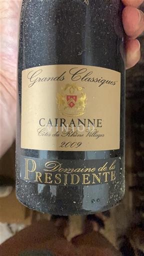 Údolí Rhôny Cairanne Domaine La Présidente Grands Classiques 2009