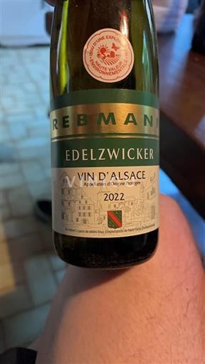 Alsazia Non specificato Rebmann Edelzwicker 2022