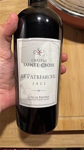 Provenza Côtes-de-Provence Château Sainte-Croix Le Patriarche 2022