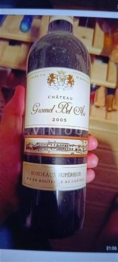 Bordeaux Bordeaux supérieur Château Gromel Bel Air 2005