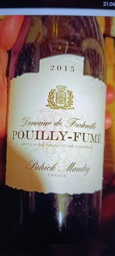 Loire Valley Pouilly-fumé Domaine Fontenille 2015