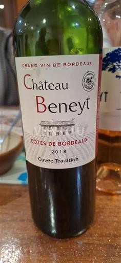 Bordeaux Côtes-de-Bordeaux Château Beneyt Tradition 2018