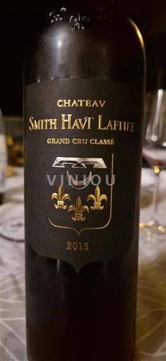 Bordeaux Pessac-Léognan Grand Cru Smith Haut Lafitte 2015
