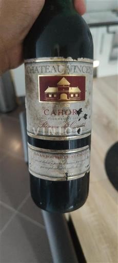 Lounais-Ranska Cahors Château Vincens Réserve de Causer 1993
