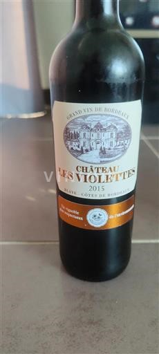 Bordeaux Blaye-côtes-de-bordeaux Château Les Violettes 2015