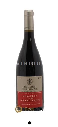 Bourgondië Mercurey Premier Cru Domaine Suremain Les Croichots 2021