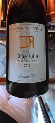 Valle del Ródano Côte-rôtie Dauvergne Ranvier Grand Vin 2016