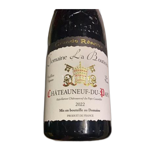 Vin Rouge sec Grande Réserve Domaine La Boutinière 2022 France Vallée du Rhône Châteauneuf-du-pape