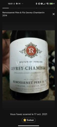 Bourgogne Gevrey-chambertin Remoissenet Père & Fils 2014