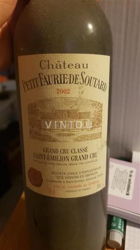 Bordeaux Saint-Émilion Grand Cru Grand Cru Château Petit-Faurie-de-Soutard 2002