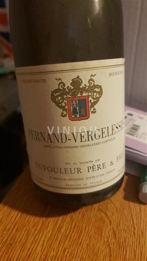Bourgogne Pernand-vergelesses Dufouleur Père & Fils 2007