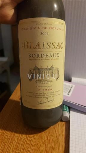 Bordeaux Blaissac 2006