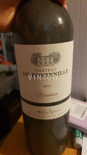 Bordeaux Château Fontenille 2012