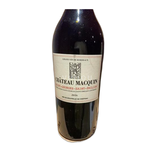 Bordeaux Saint-Georges-Saint-Émilion Château Maquin 2016