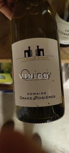 Valle della Loira Quincy Domaine Grand Rosières Senza annata