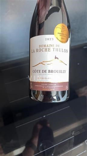 Beaujolais Côte-de-brouilly Domaine La Roche Thulon 2023