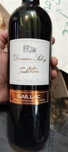Lounais-Ranska Gaillac Domaine Salvy Tradition Ei vuosikertaa