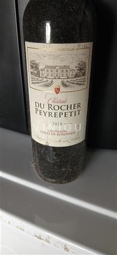 Bordeaux Castillon-côtes-de-bordeaux Château Rocher Peyrepetit 2018