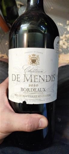 Bordeaux Château Mendis 2010