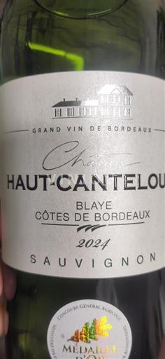 Bordeaux Blaye-Côtes-de-Bordeaux Haut-Canteloup Sauvignon 2024