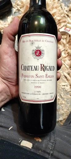Bordeaux Puisseguin-saint-émilion Château Rigaud 1990