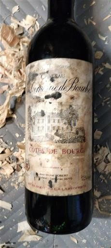 Bordeaux Côtes-de-bourg Domaine Bourde 1990