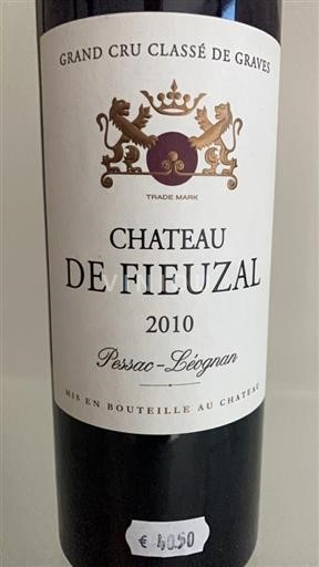 Bordeaux Pessac-Léognan Grand Cru Château Fieuzal 2010