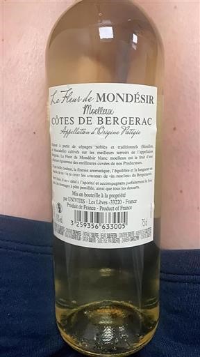 Jihozápad Côtes-de-bergerac La Fleur de Mondésir 2023