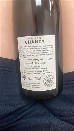 Bourgogne Rully Maison Chanzy 2022