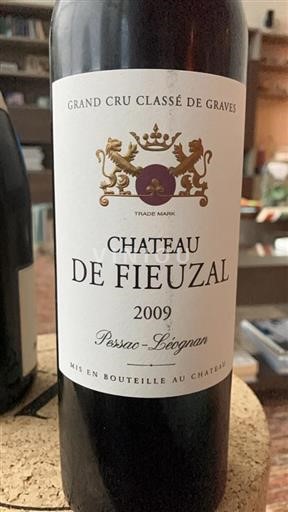 Bordeaux Pessac-Léognan Grand Cru Château Fieuzal 2009