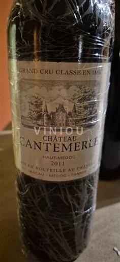 Bordeaux Haut-Médoc Grand Cru Château Cantemerle 2011